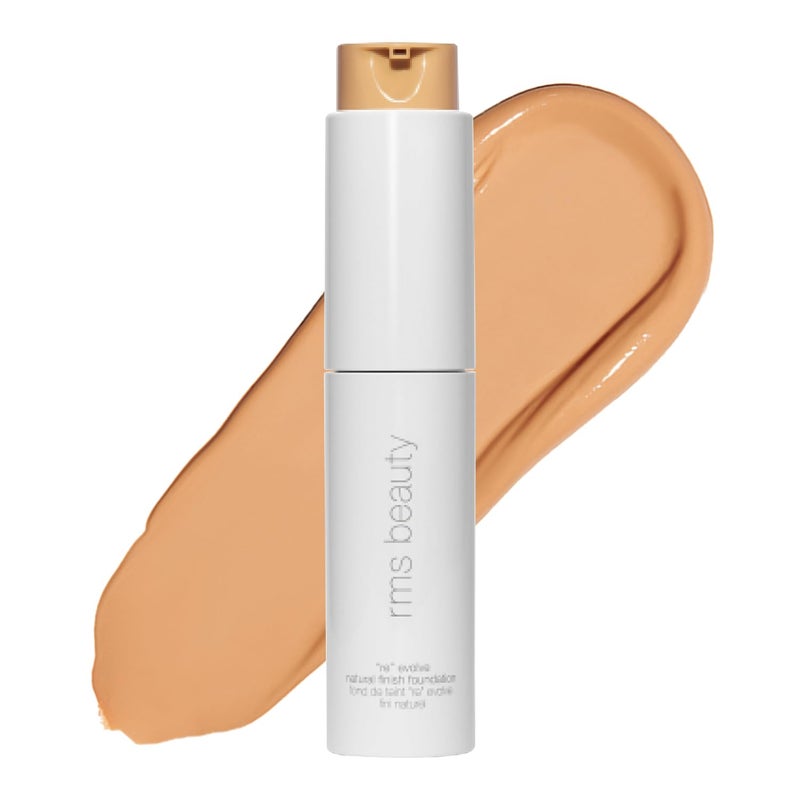 RMS Beauty ReEvolve Natural Finish Liquid Foundation  Lightweight Hydrating Buildable Coverage for Medium Skin Tone Evenness Nourishing  LongLasting 1 fl oz